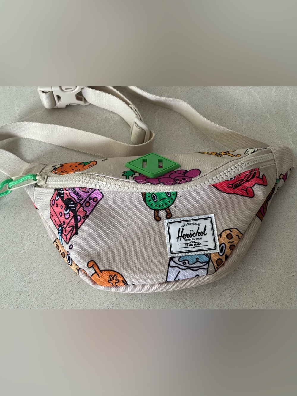 Herschel Kids Heritage Hip Pack Snack Time Doodle Fanny Bag Graphic Trendy